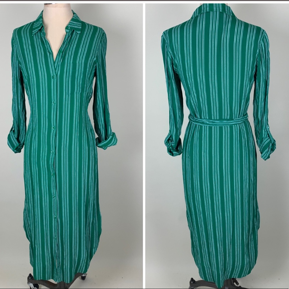 Maeve by Anthropologie maxi button up